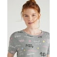 thumbnail image 5 of Joyspun Women’s Short Sleeve Sleep Shirt, Sizes S/M to 2X/3X, 5 of 6