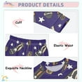 thumbnail image 4 of joogoo Skateboard Stars Blue 2 Piece Long Sleeve Tee and Pants Cotton Pajama Set 8Y, 4 of 7
