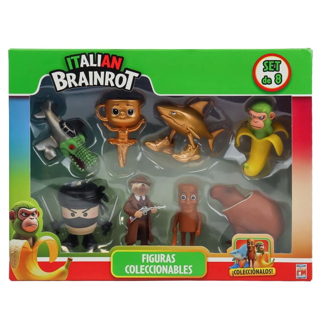 Figura coleccionable Fotorama Italian Brainrot 8 piezas