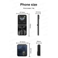 thumbnail image 3 of 3G Flip Phone FM Radio Blacklist Speed Dial Vibration WCDMA 2 SIM Cards 2.6 Inch Display Foldable Phone Type-C, 3 of 25