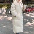 thumbnail image 5 of Puntoco Chaqueta de Mujer Cremalleras con Capucha Sólidas Mediano y Largo Plazo Suelta Manga Larga Blusa cálida Chaquetas de Abrigo Liquidación de Navidad Puntoco Puntoco-836, 5 of 5