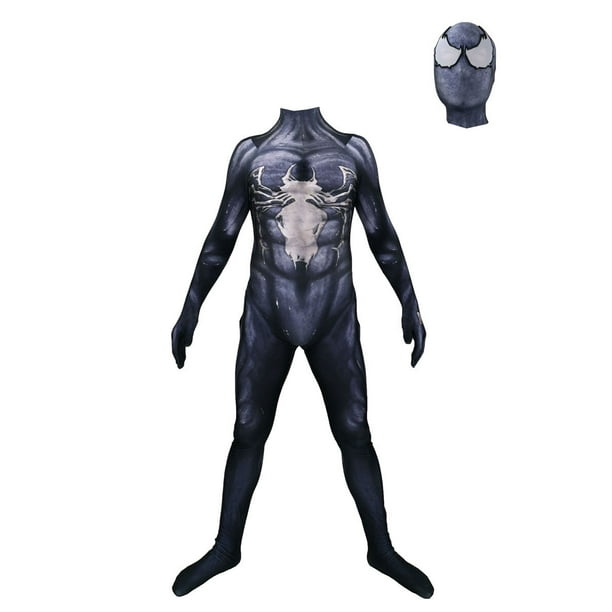 Disfraz de superhéroe de Halloween para adultos y niños, mono completo de Venom, Symbiote, Spiderman, Zentai, segunda piel, mono de fiesta para hombres Fivean unisex