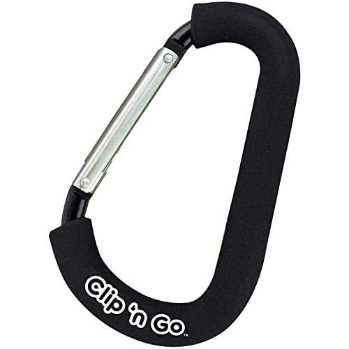 Gancho organizador cochecito grande PBNJ Baby Clip n Go ganchos metal bolsos compras y pañales clips resistentes colgar mochilas accesorio viaje carritos