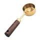 thumbnail image 4 of Cuchara medidora de café, cuchara sopera, mango de madera para especias, polvo, cuchara de té suelta Oro, 4 of 8
