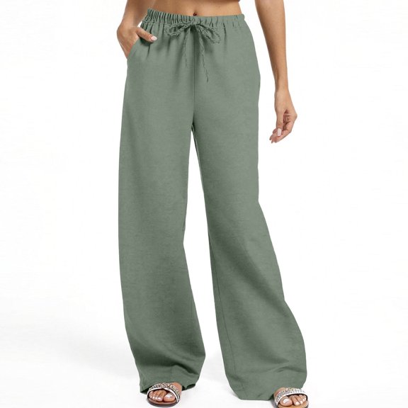 Fall Lightweight Pants for Women Casual Loose Fit Lounge Pants Fashion Vacation Outfits 2025 Trendy