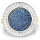 thumbnail image 3 of 4.90 Carat Genuine Cobalt Blue Drusy .925 Sterling Silver Ring QJ Model, 3 of 3