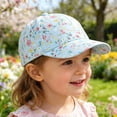 thumbnail image 2 of PEASKJP Toddler Ballcap Kids Distresed-Washed Baseball Hat Infant Toddler Baby Boy Girl Hats Distresed,Size 2-6 Years, 2 of 6