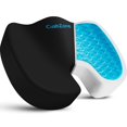 thumbnail image 1 of Cojín de asiento CushZone, gel, espuma viscoelástica, refrigerante, color negro, 1 of 7