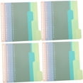 thumbnail image 5 of WHAMVOX 32pcs Daily Use Binder Dividers Office Binder Tabs Household Tab Dividers Book Supply, 5 of 8