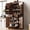 Brown 4 Doors 2 Drawers / MDF, variant on FunMay Brown 4 Doors 2 Drawers Wooden Kitchen Pantry Cabinet with 1 Shelf