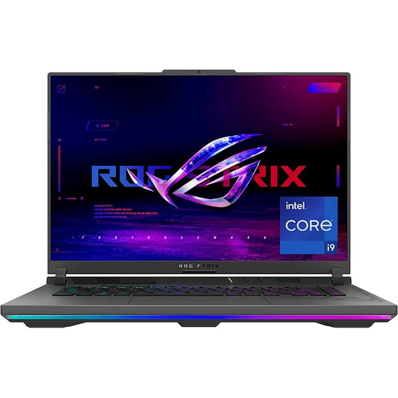 ASUS ROG Strix G16 (2023) Gaming Laptop, 16” 16:10 FHD 165Hz, GeForce RTX 4070, Intel Core i9-13980HX, 16GB DDR5, 1TB PCIe SSD, Wi-Fi 6E, Windows 11, G614JI-AS94, Eclipse Gray