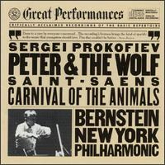 Pre-Owned Prokofiev: Peter and the Wolf; Saint-Sa√´ns: The Carnival of Animals (CD 0074643776523) by Leonard Bernstein