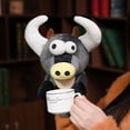 thumbnail image 5 of Marionetas de mano de felpa de animales para niños, juguetes suaves bonitos, pollos, unicornios, ganado, pingüinos, muñecos de simulación, regalo para niños, 5 of 5
