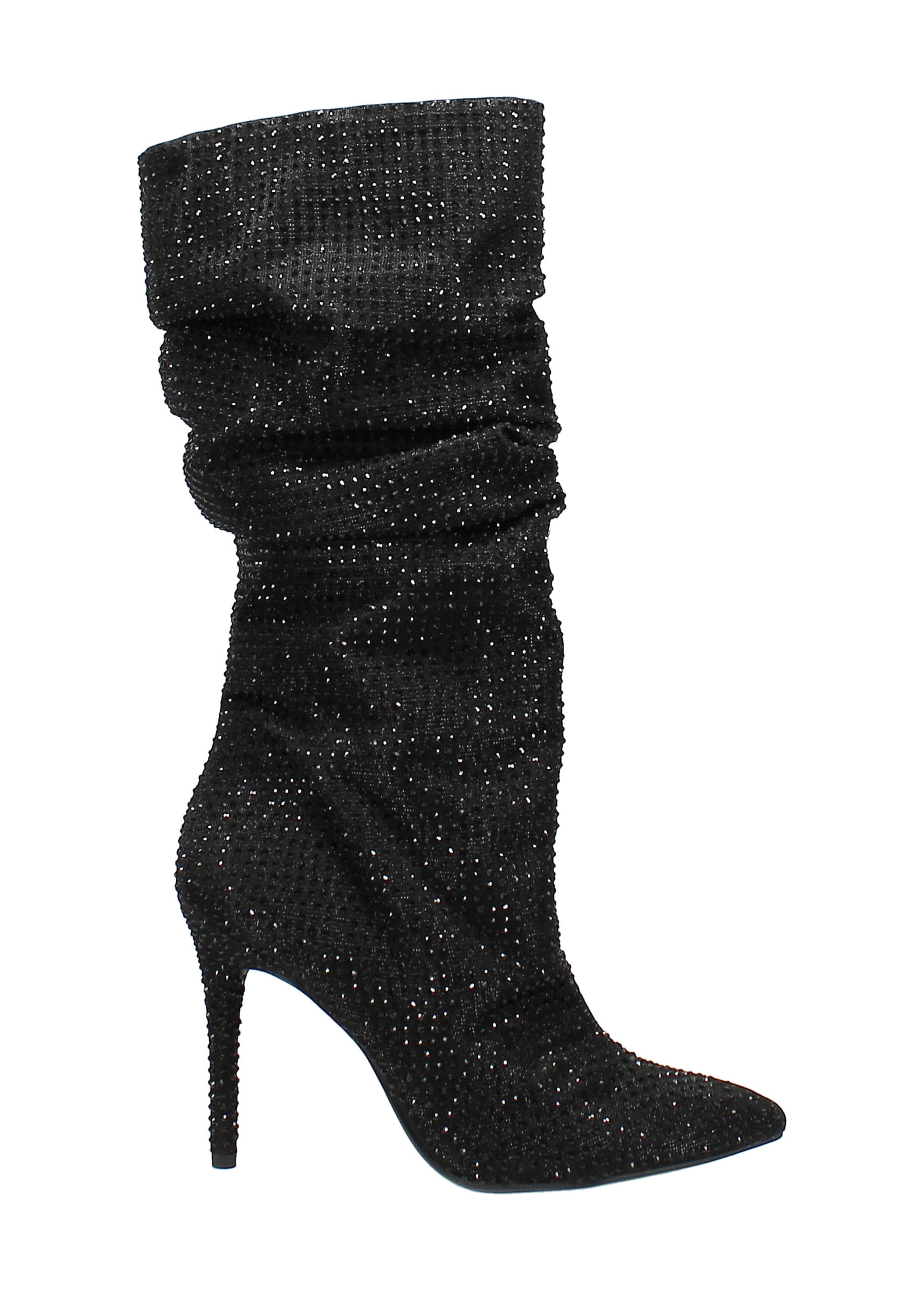 Jessica simpson layzer clearance slouchy rhinestone boots black