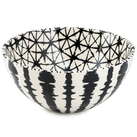 Thyme & Table Stoneware Large Bowl, Shibori Collection