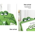 thumbnail image 2 of Funda protectora infantil de silicona de dibujos animados para iPad de 10,2 pulgadas 9/8/7 generación con cubierta de soporte ajustable, funda de silicona a prueba de golpes con diseño de pequeño dinosaurio de dibujos animados lindo (verde) oso de fresa Electrónica, 2 of 5