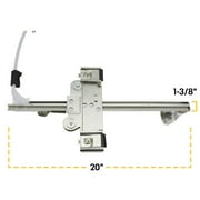 Universal 2-Door Power Window Conversion Kit for Flat Glass: Manual to Electric, Suitable for Classic Cars & Custom Street Rods, Includes OEM Style Switches, Wiring, Regulator, Crossover Kit - 12V