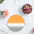 thumbnail image 4 of FMSHPON Orange White Gray Gradient Style Set of 6 Round Coaster for Drinks, Absorbent Ceramic Stone Coasters Cup Mat with Cork Base for Home Kitchen Room Coffee Table Bar Decor, 4 of 6