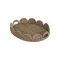 thumbnail image 1 of Bandeja de mimbre para servir StorageWorks con borde festoneado, hierba marina, 1 of 7