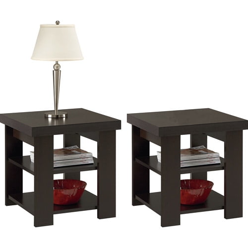 Larkin Espresso End Tables Value Bundle