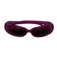 thumbnail image 6 of Ellen Tracy Womens Fuchsia Crystal Plastic Rectangle Sunglass, Smoke Lens 537 3, 6 of 6