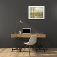thumbnail image 3 of Goldberger, Jennifer 32x26 White Modern Wood Framed Museum Art Print Titled - Pastoral Ochre  I, 3 of 4