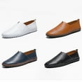 thumbnail image 4 of Tawop Men Dress Shoes Clearance Faux Leather Casual Loafer Brown Size:9, 4 of 9