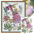 thumbnail image 1 of Hilo Algodón Ecológico Bordado 14CT Hada Las Flores Abril Punto Cruz 31x40cm, 1 of 9