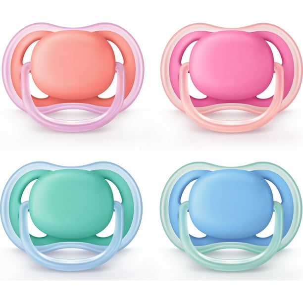 Philips Avent Ultra Air Pacifier, 618 months, various colors, 2 pack
