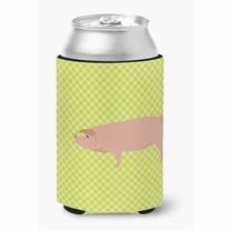 Carolines Treasures BB7758CC American Landrace Pig Green Can or Bottle Hugger