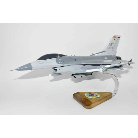 Lockheed Martin® F-16 Fighting Falcon®, 307th Fighter Squadron Stingers, 18" Mahogany Scale Model