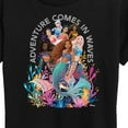 thumbnail image 3 of Disney - Adventure Comes In Waves - Women's Short Sleeve Graphic T-Shirt, 3 of 5