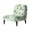 Leaf Pattern, variant on HELLHERO Flower Pattern Stretch Elastic Bottom Armless Accent Chair Soft Cover with Stain Protection, Dustproof Armless Chair Slipcover