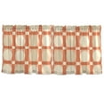 thumbnail image 7 of Yayeee Kitchen Curtains Tier Set of 2 Light Filtering 57"x24" Over Sink Window Panels, Beige Geometric, 7 of 7