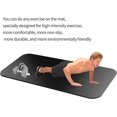 thumbnail image 5 of TONINT Reversible 70.8 x 29.5 Black Treadmill Mat floor protection, Exercise Equipment Mat, Bike Trainer Mat, Treadmill Mat floor protection, Exercise Bike Mat, rowing machine mat, Folding Waterproof, 5 of 12