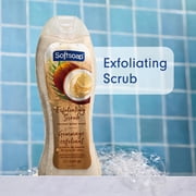 Softsoap Exfoliating Coconut Butter Body Wash for All Skin Types - 20 fl oz Bottle