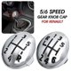 thumbnail image 2 of 5/6 Speed Car Shift Lever Gear Knob Cap Cover For Renault, 2 of 5