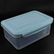 thumbnail image 3 of Conjunto de almacenamiento de de cereales de plástico con tapas contenedor de alimentos secos azul Gloria Recipiente de almacenamiento de alimentos, 3 of 9