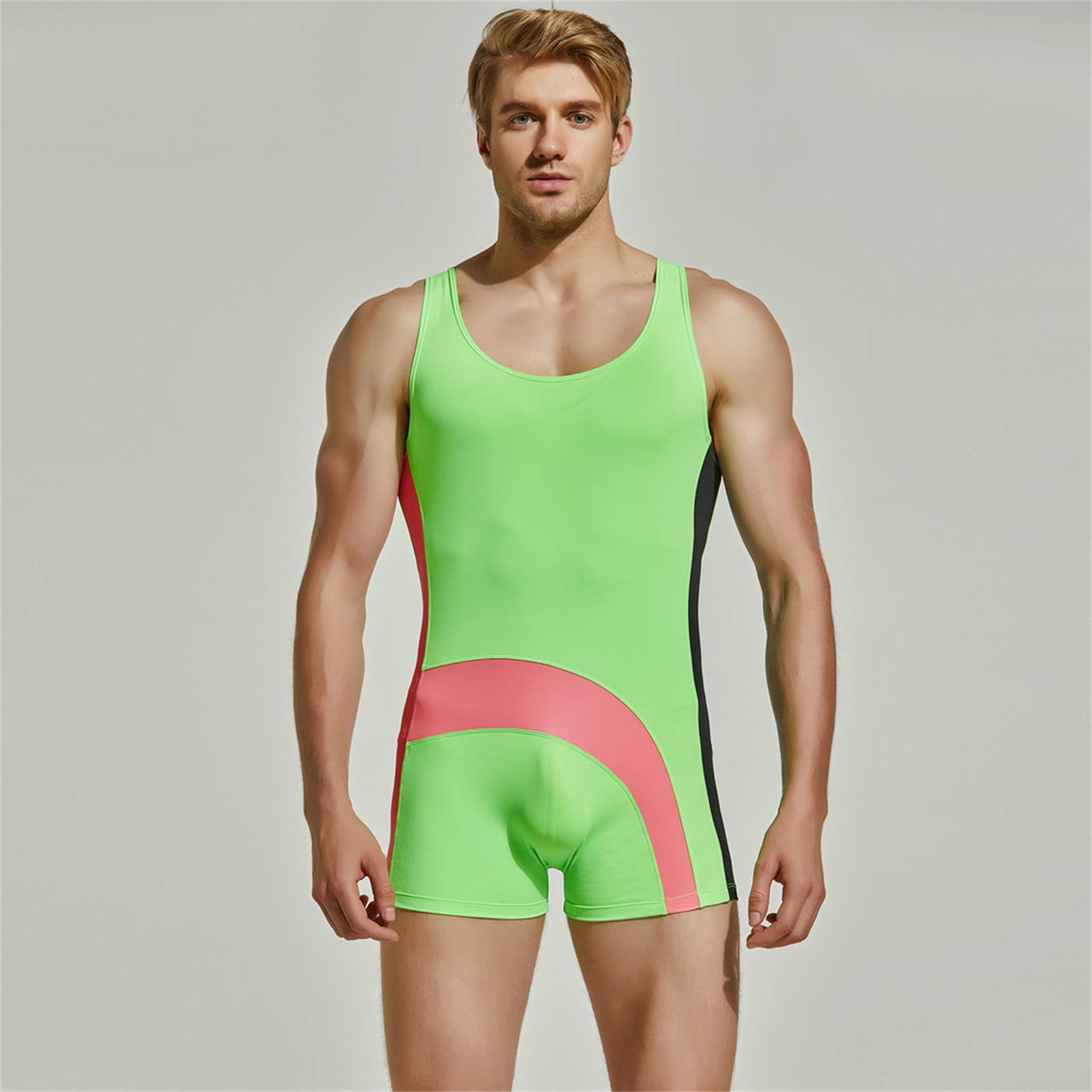 Sodopo Mens Swimsuit Male One Piece Swimwear for Men and Boys