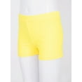 thumbnail image 3 of MSemis Kids Girls Athletic Boxer Shorts for Swimming Dancing Gymnastics Active Boyshorts Yellow 4, 3 of 6
