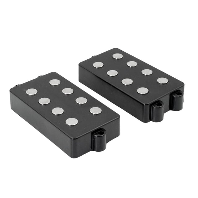 Esquirla Durable 2pcs Micros Précâblés Noir pour 4 Cordes de Remplacement