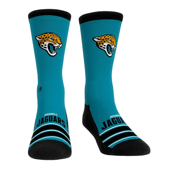 Unisex Rock Em Socks Jacksonville Jaguars Gametime Stripe-Crew Socks