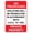 Warning Sign 3, variant on Quite Zone Please Be Considerate of Our Residents Sign 12X8 Inches Metal Aluminum Signs, Weather Resistant, Weatherproof, Indoor Or Outdoor