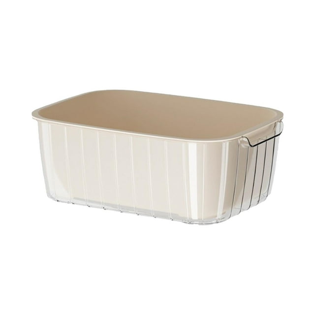 Colador y tazón de colador de doble capa para alimentos de cocina L