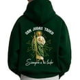thumbnail image 5 of San Judas Tadeo Hoodie – Siempre a Mi Lado Jesus Graphic Pullover, Spanish Christian Faith Hoodie, Religious Catholic Sweatshirt, Unisex Faith-Based Apparel Gift, 5 of 7
