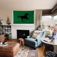 thumbnail image 4 of Bayyon Black Horse Running Flag Banner with Grommets 3x5Feet Man cave Decor, 4 of 6