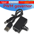 thumbnail image 4 of PWM Speed Controller 12V 4Pin PWM Fan Governor USB TYPE-C Power Supply DIY Watercooling Cooler with 1 to 3 Adapter Cable, 4 of 9