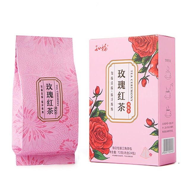 Té Negro De Rosas Té De Flores Refrescantes Para La Mente Aromática Para Trabajar