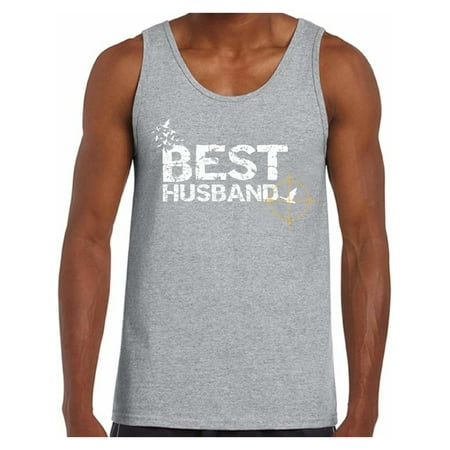 Awkward Styles Best Hunter Husband Tank Top for Him Best Husband Ever Tank Top Hunting T Shirt for Men Hunting Accessories Best Hunter Ever Men T-Shirt Lovely Anniversary Gifts for