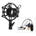 thumbnail image 1 of Metal Univerdal Condenser Microphone Mic Shock Mount Holder Bracket -vibration for On-line Broadcasting Studio Music Recording, 1 of 6